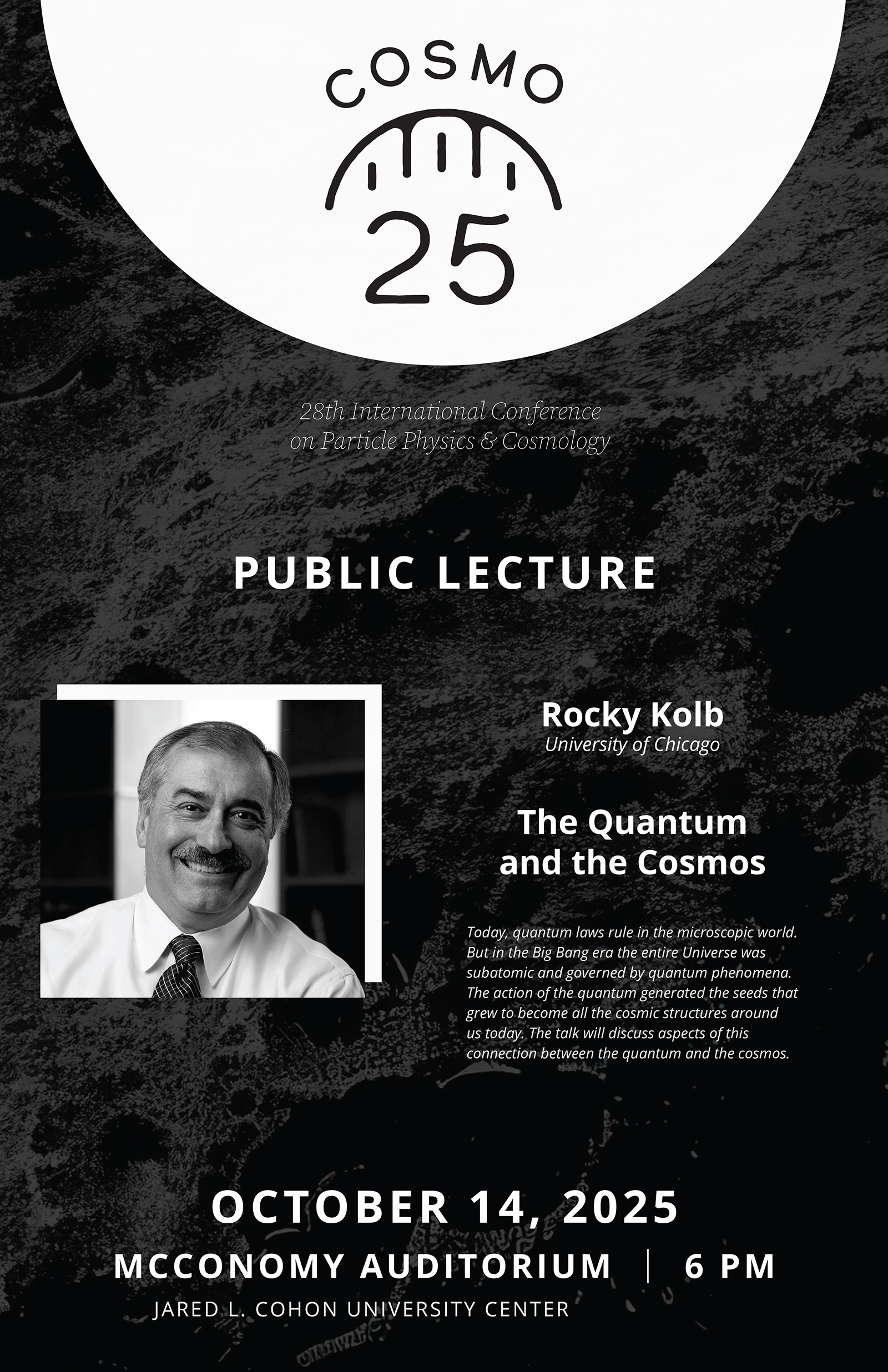 COSMO 25 event poster